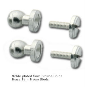 Details about   20pcs Sam brown browne screw studs Solid Brass Button Chicago Nail Rivets