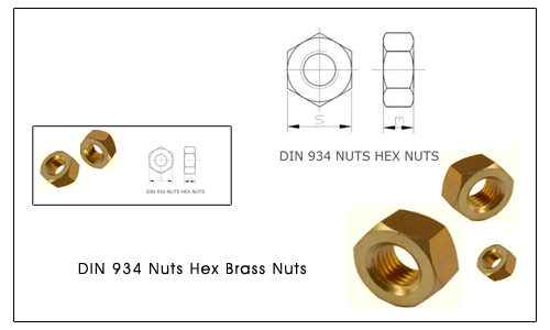 M45 X 1.5 Female Thread Metric-Lock Nut B2-00536 Brass 