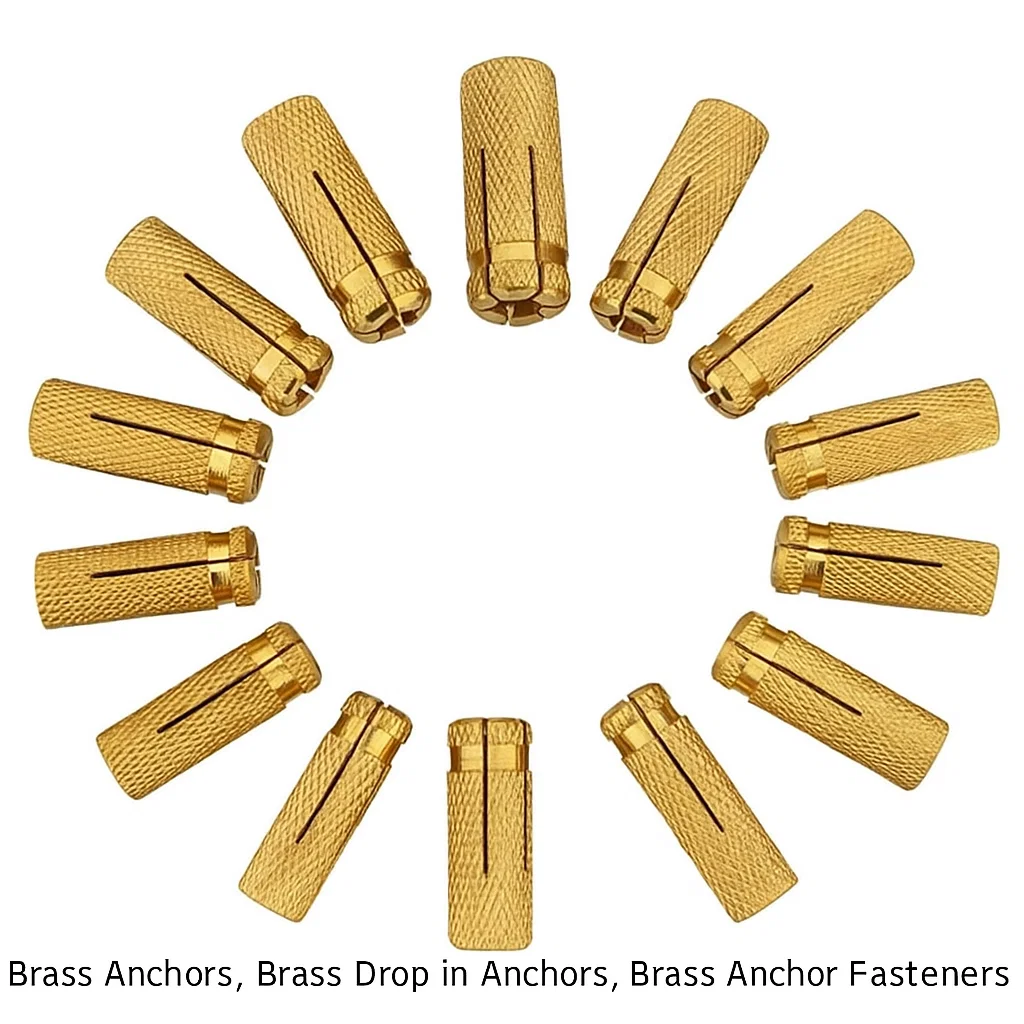 Brass drop in anchors, Brass Anchors