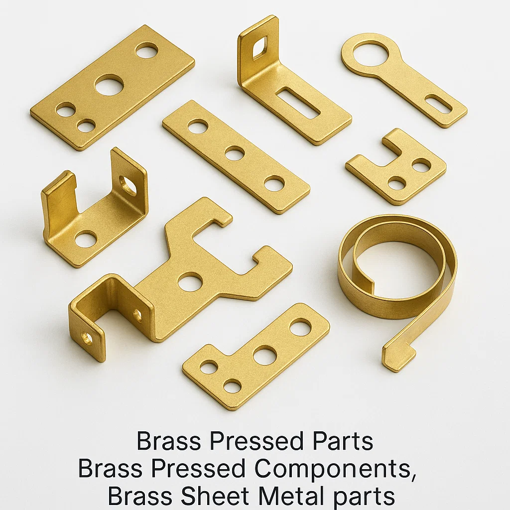 Brass pressed Parts, Brass Pressed components, Brass Sheet metal parts