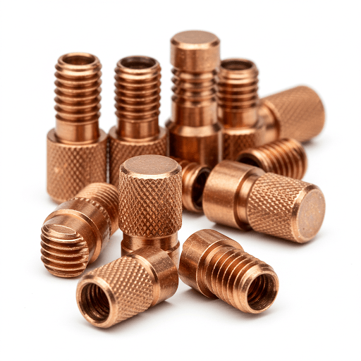 Copper inserts Copper threaded inserts