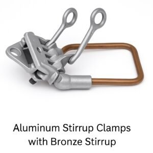 Aluminum-Stirrup-Bail-Clamps-with-Bronze-stirrup