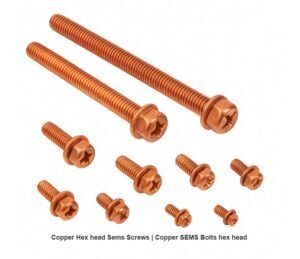 Copper-Hex-head-Sems-Screws-Copper-SEMS-Bolts-hex-head