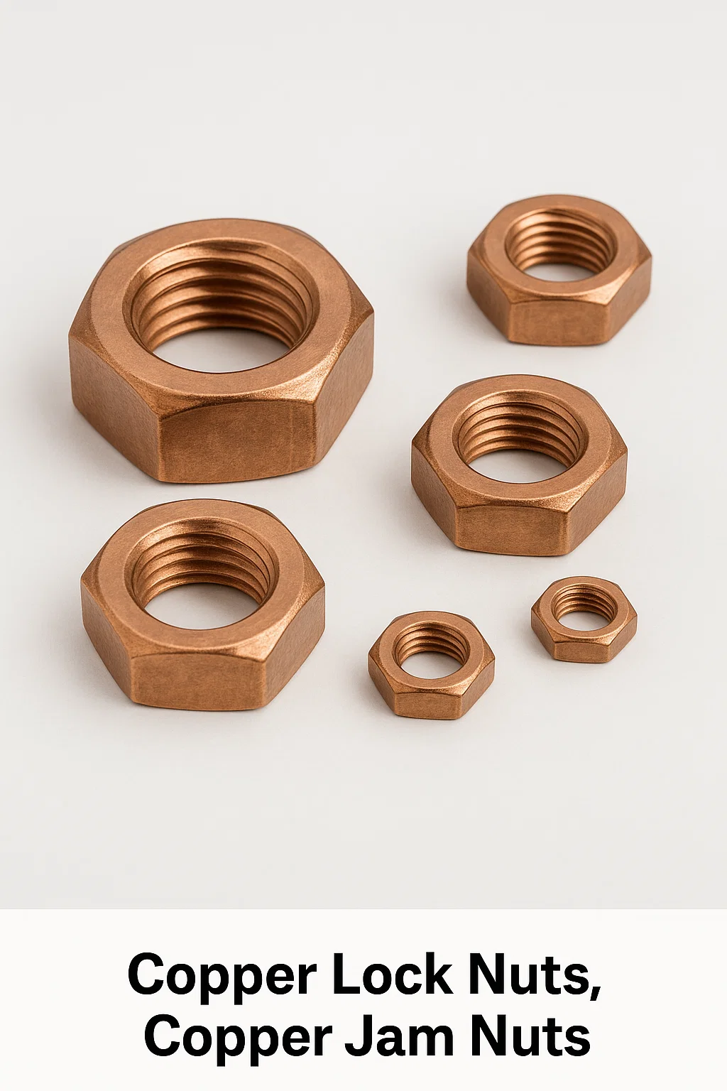 Copper Jam Nuts Lock Nuts Panel Nuts