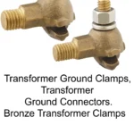  Transformer Ground Clamps, Bronze Transformer Tank Connectors, Grounding Connectors