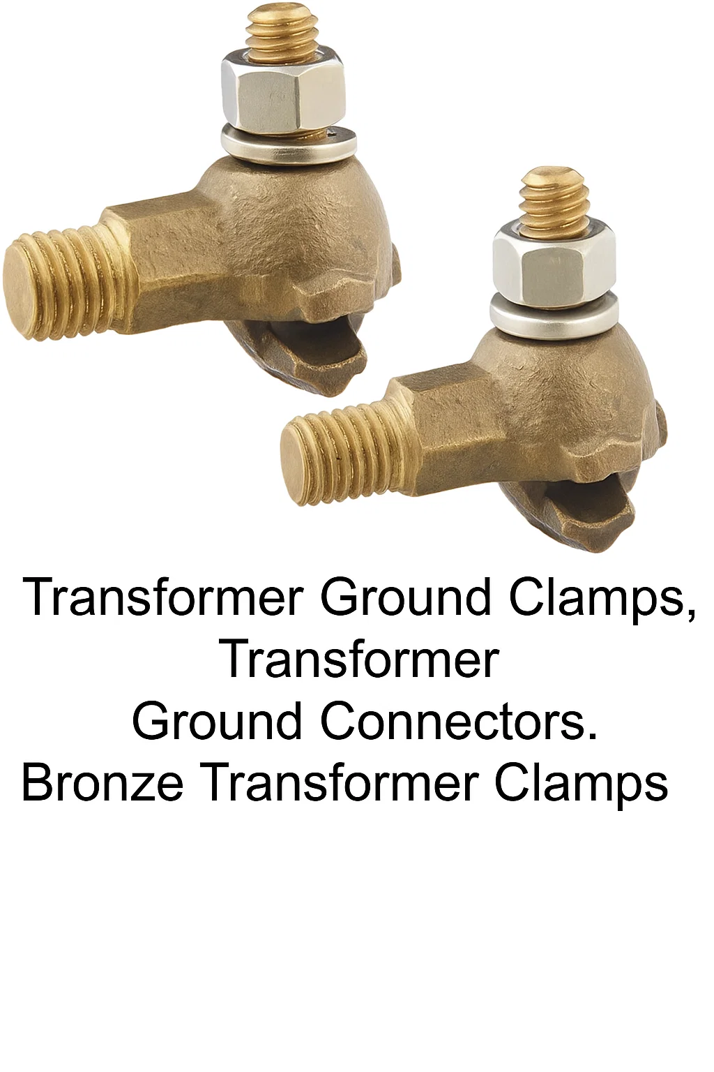  Transformer Ground Clamps, Bronze Transformer Tank Connectors, Grounding Connectors