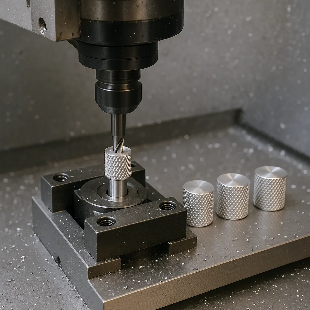 Aluminium inserts on CNC manufacturers