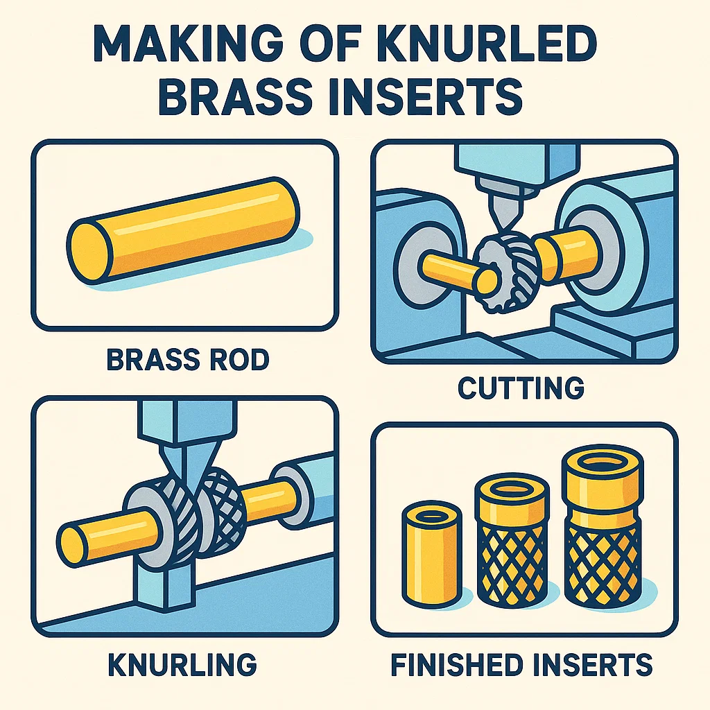Brass inserts production india