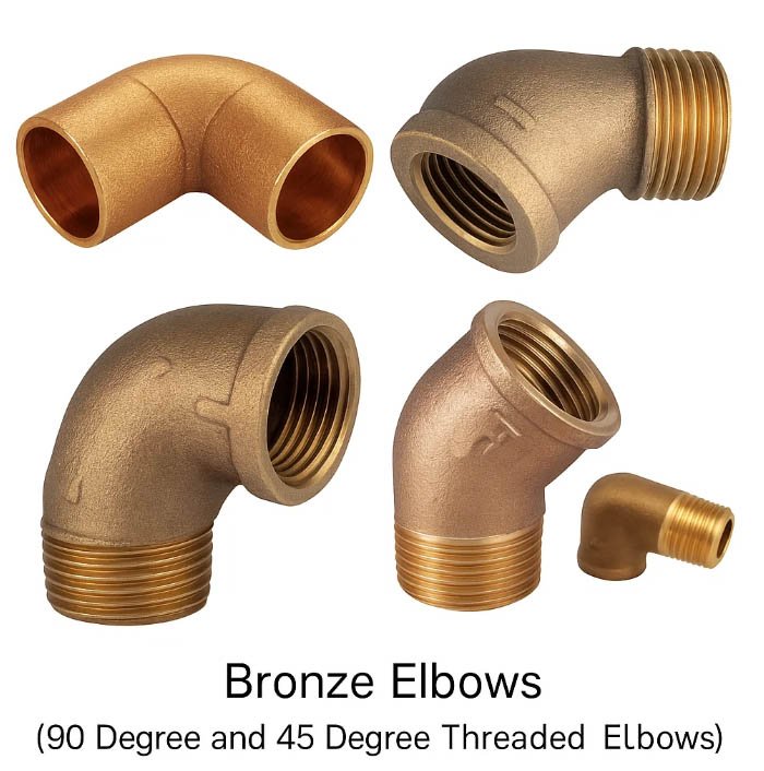 Bronze elbows Bronze Threaded elbows