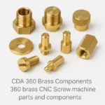 Brass CNC Machined Parts and Brass CNC Turned Components
