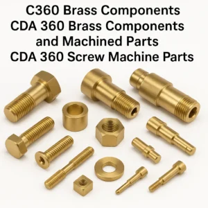 CDA 360 Brass Components and Machined parts, CDA 360 Screw Machine Parts ,C360 Brass Components,