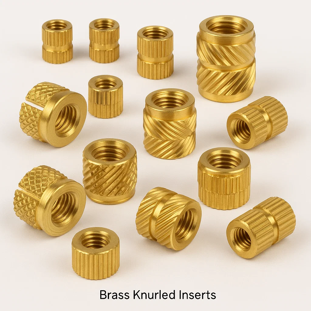 Brass Inserts Knurled type