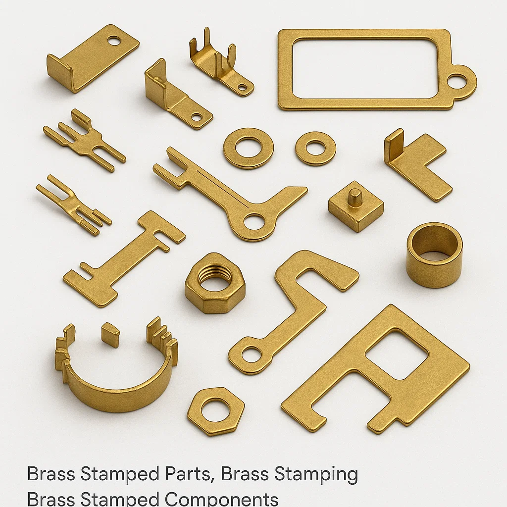 Brass Stamped Parts, Brass Stamped Components, Brass sheet metal stamping, Brass Stamping work