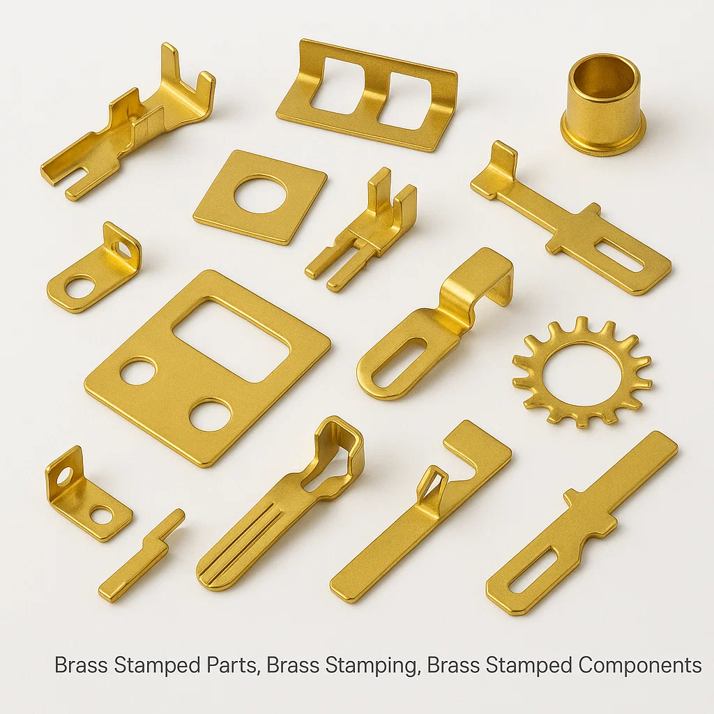 Brass Stamped Parts, Brass Stamped Components, Brass stamping,