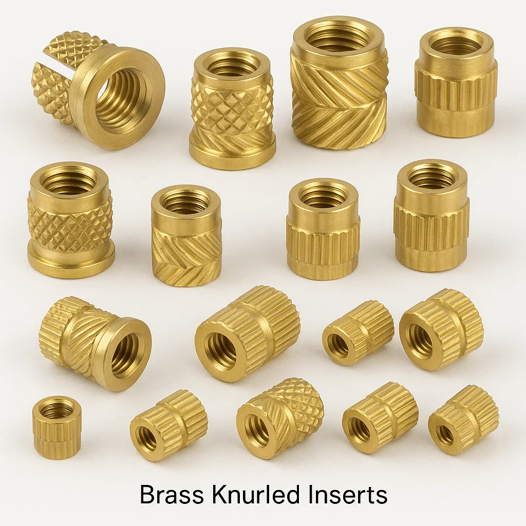 Brass knurled Inserts