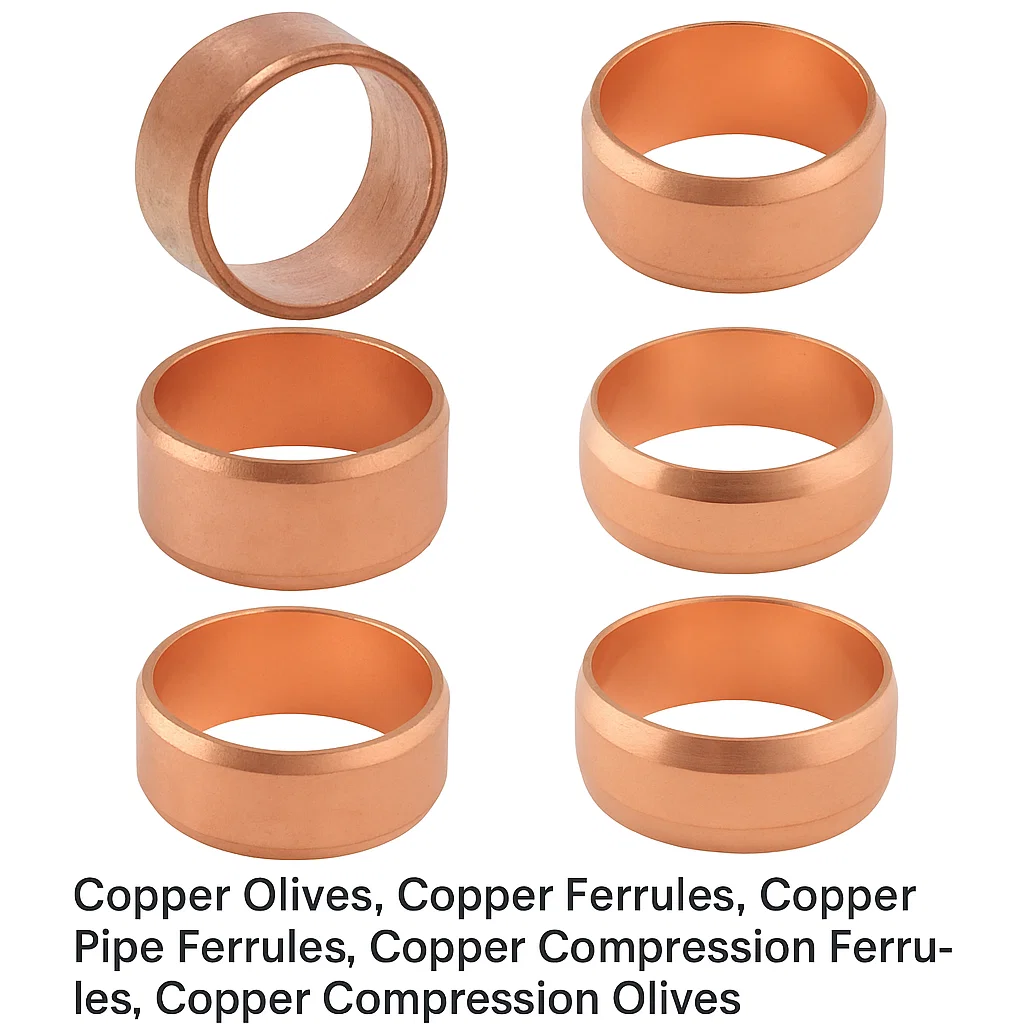 Copper ferrules, Copper olives