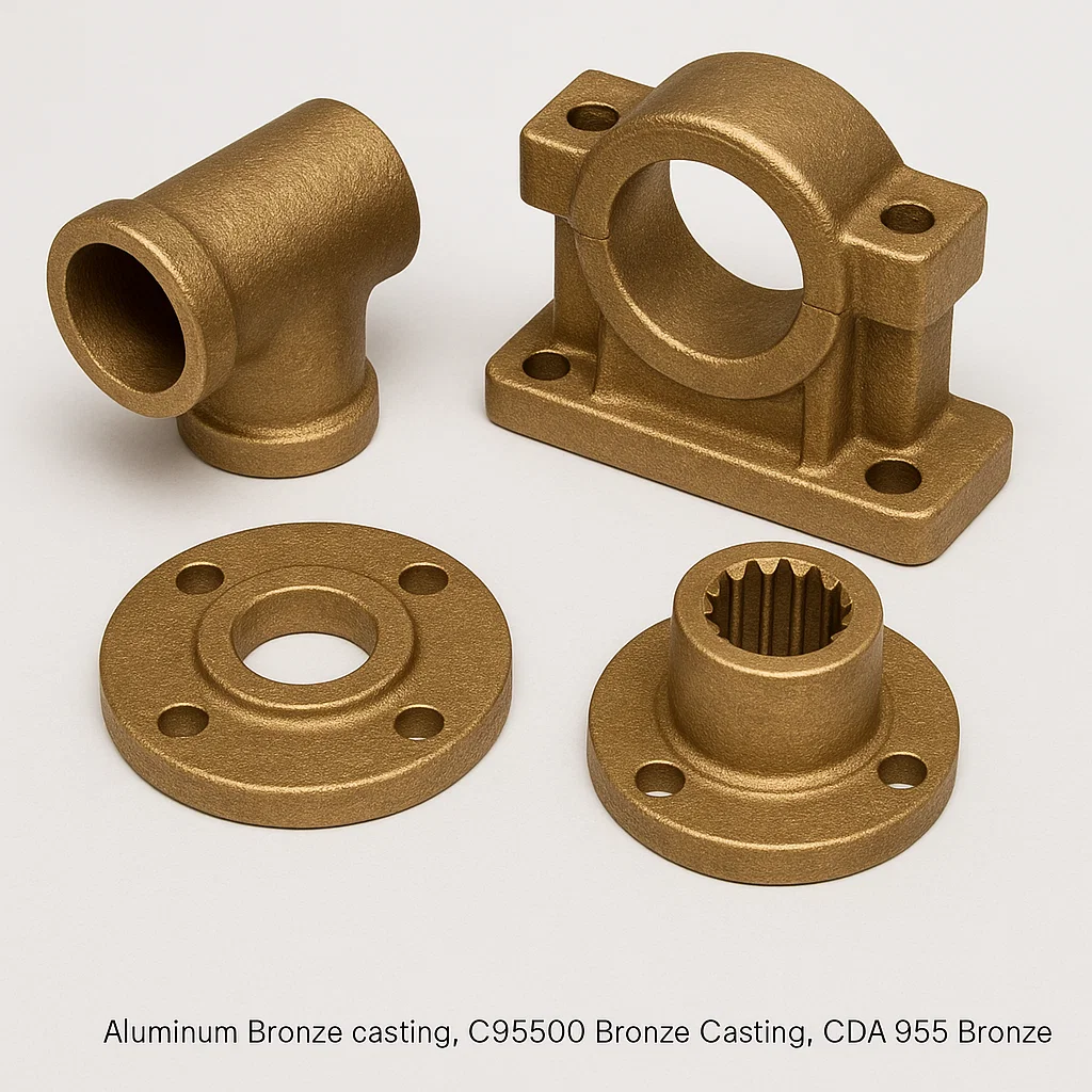 Aluminum Bronze casting, C95500 Bronze Casting, CDA 955 Bronze casting