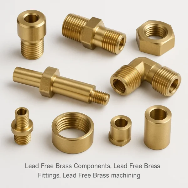 Lead Free Brass Components, Lead Free Brass Fittings, Lead Free Brass machining