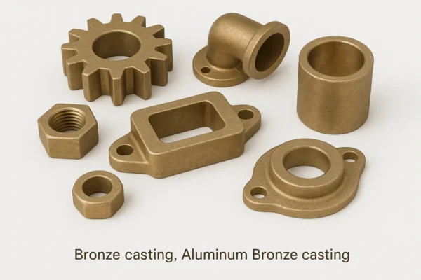 Manganese Bronze casting, Aluminum bronze casting, Silicon bronze casting , Nickel Bronze casting, Leaded Bronze casting, Tin bronze casting