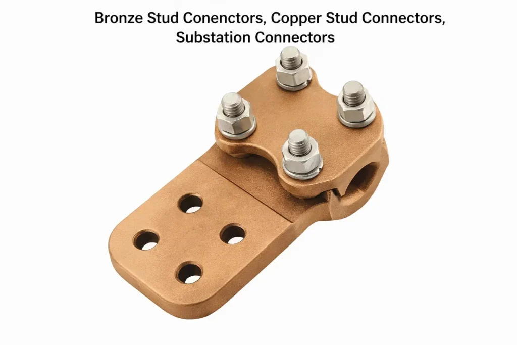 Bronze Stud Connectors, Copper Stud Connectors, Substation Connectors